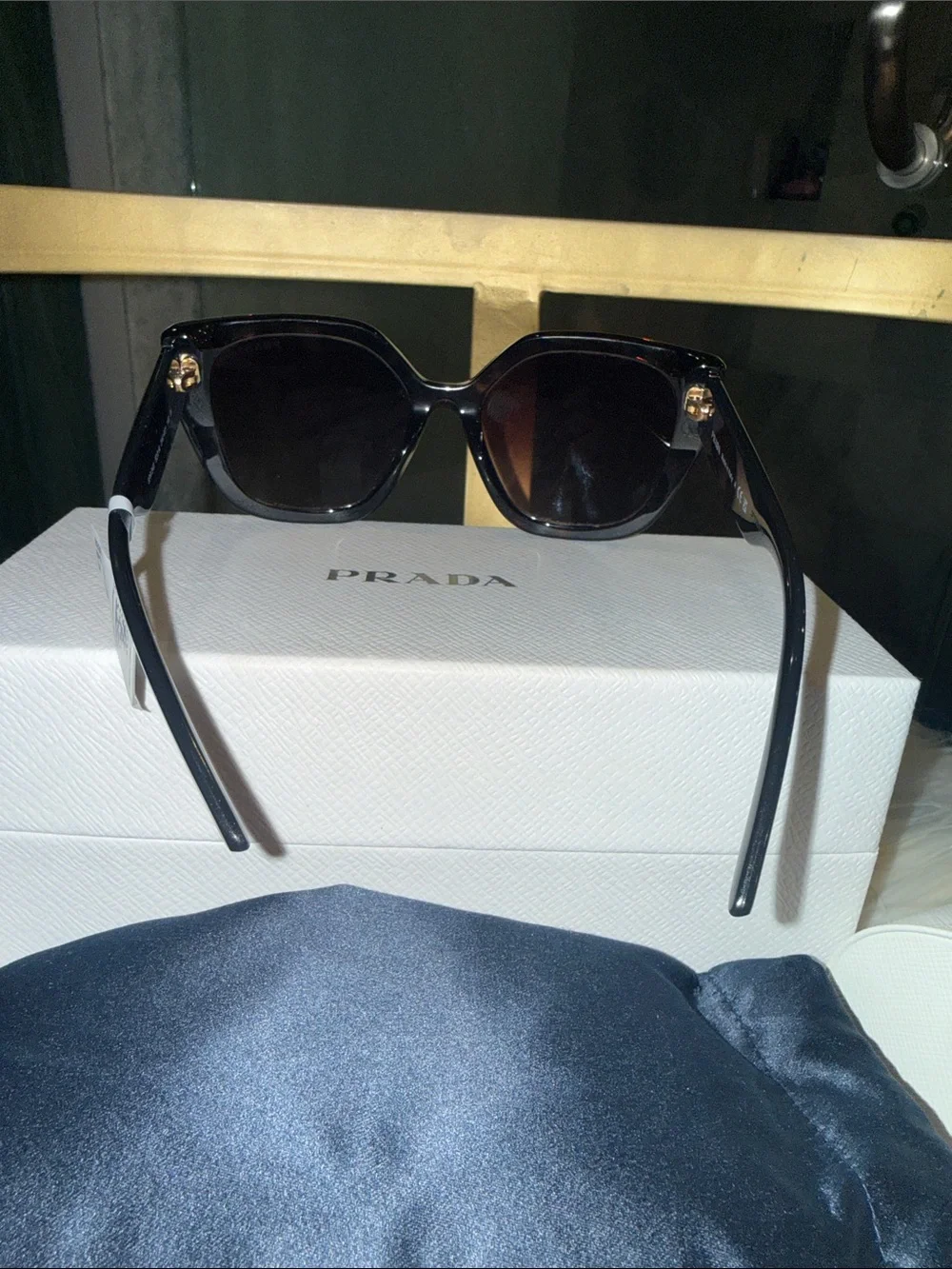 Prada Women’s Tortoiseshell Sunglasses with Brown Gradient Lenses
